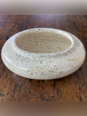 Vintage 1980’s Rosenthal Netter 
Speckled Ceramic Planter